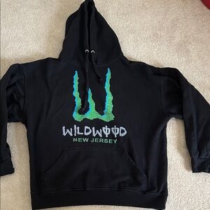Wildwood New Jersey Black Hoodie